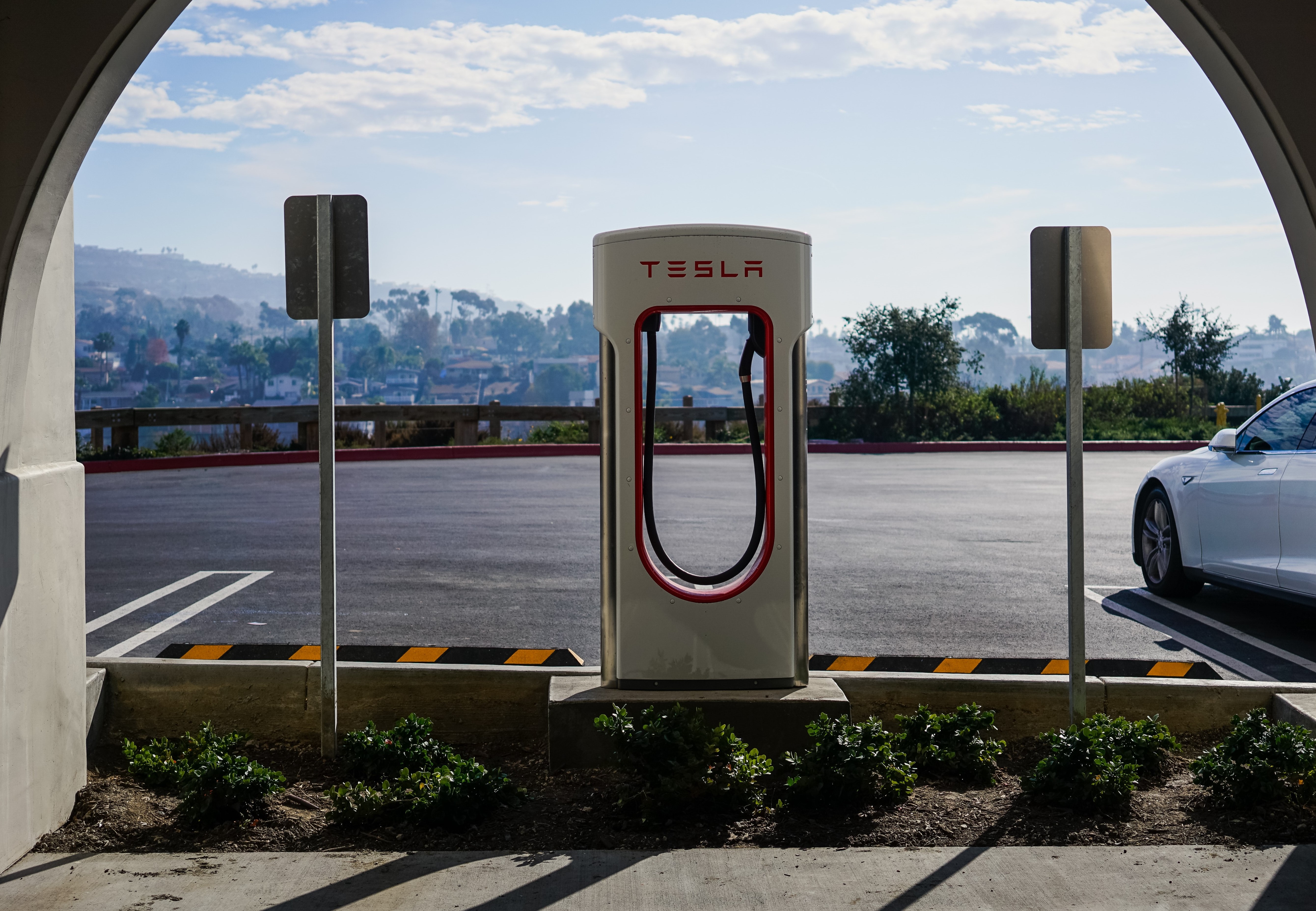 Tesla booth